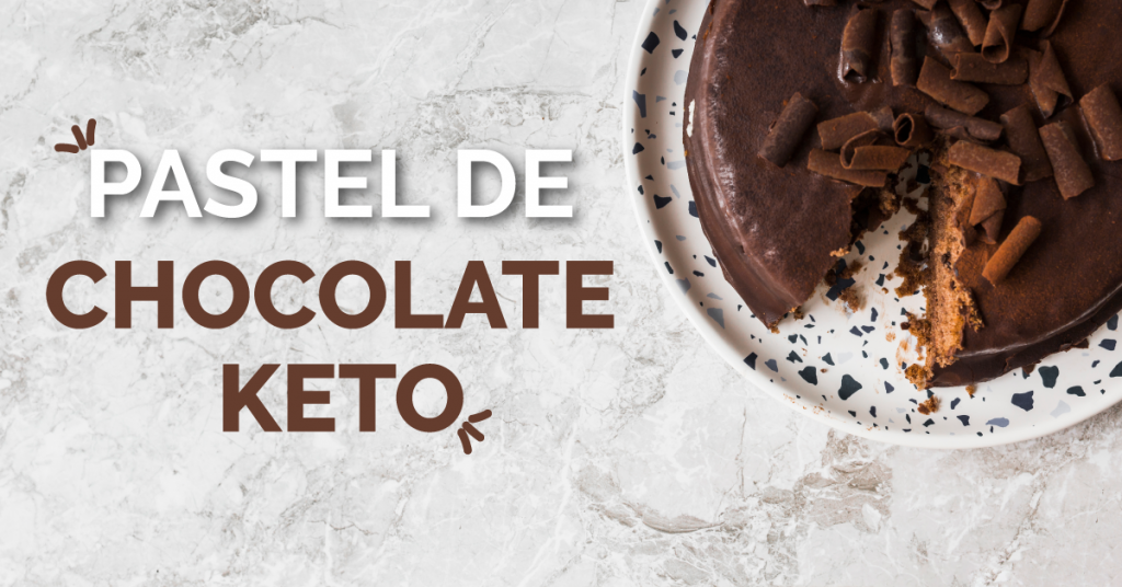 Pastel de chocolate Keto