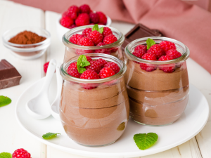 mousse de chocolate