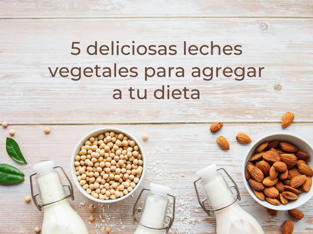 5 deliciosas leches vegetales para agregar a tu dieta