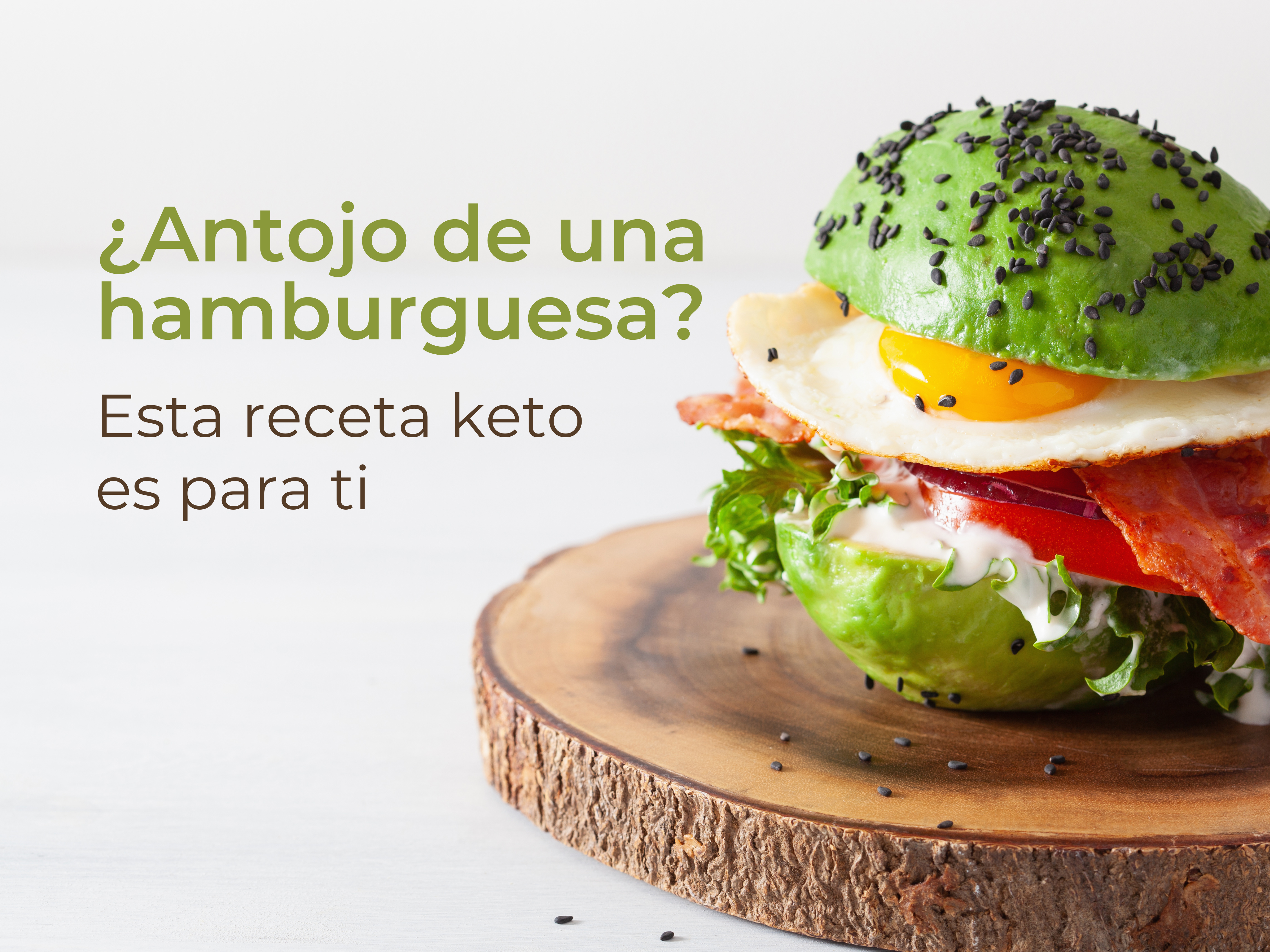 ¿Antojo de una hamburguesa? Esta receta keto es para ti