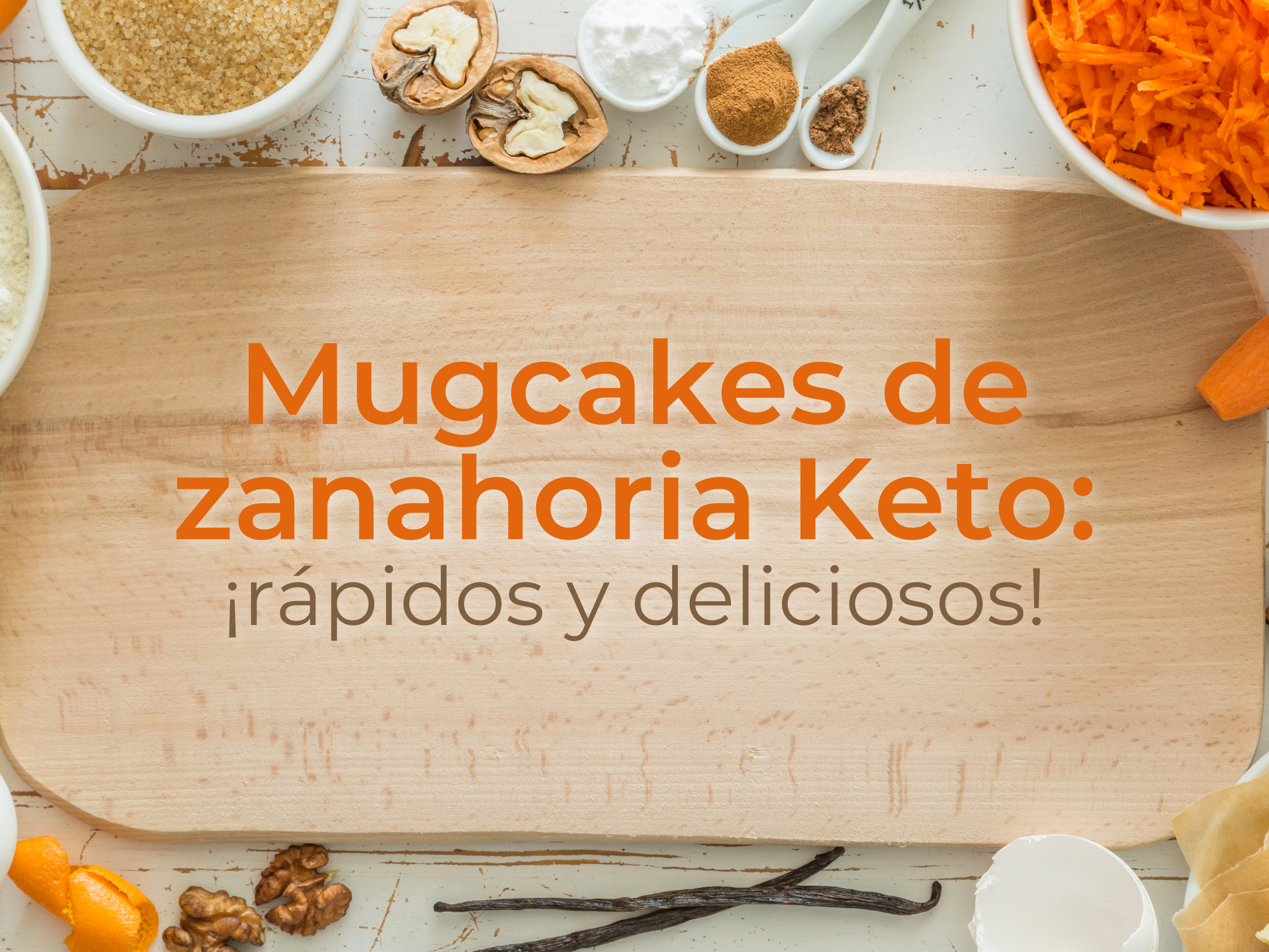 Mugcakes de zanahoria Keto: ¡rápidos y deliciosos!