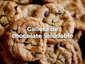 Galleta de chocolate saludable