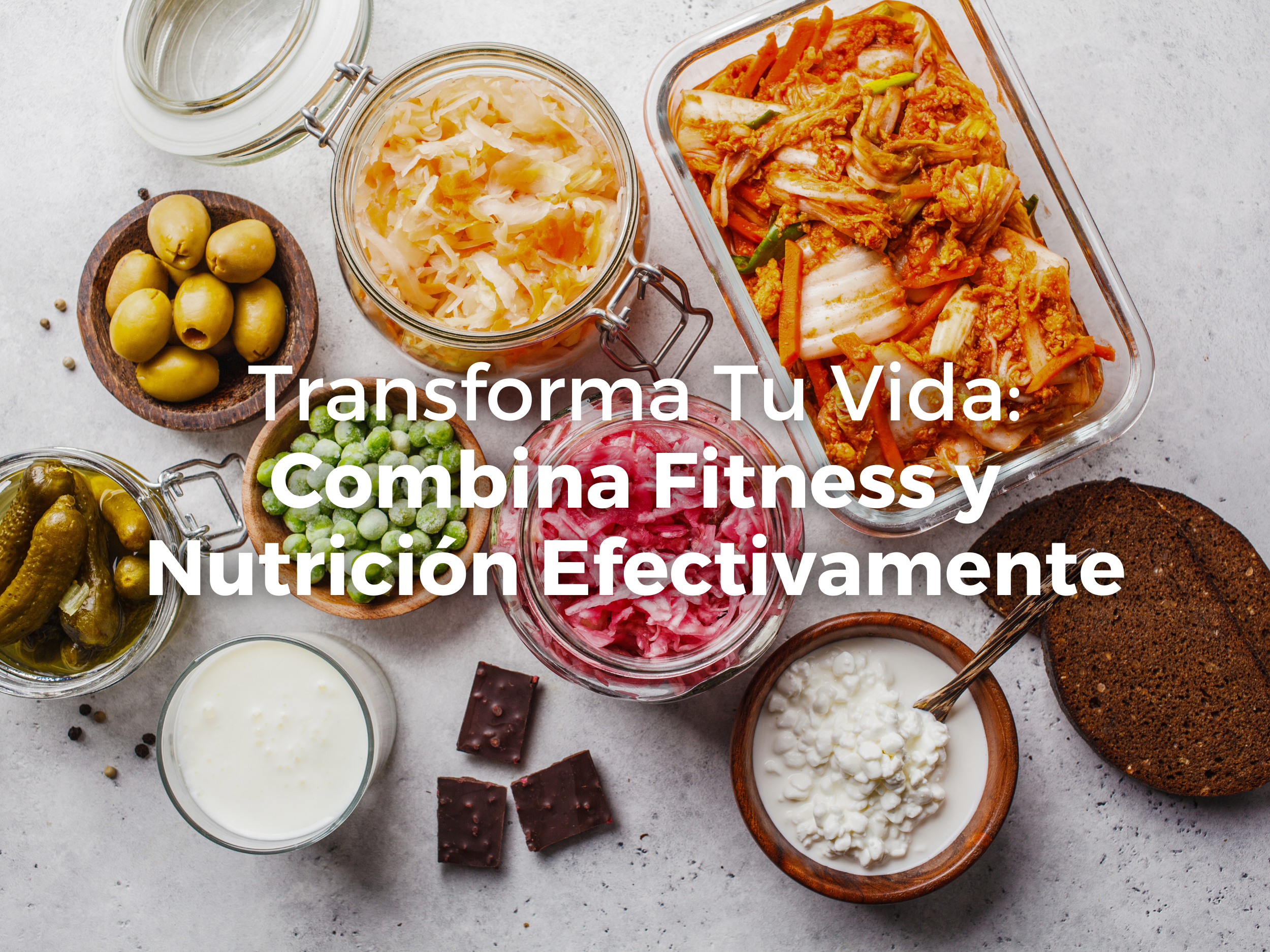 Transforma Tu Vida: Combina Fitness y Nutrición Efectivamente