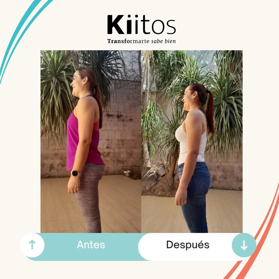 Fotografías de antes y después compartidas por la comunidad Kiitos 12