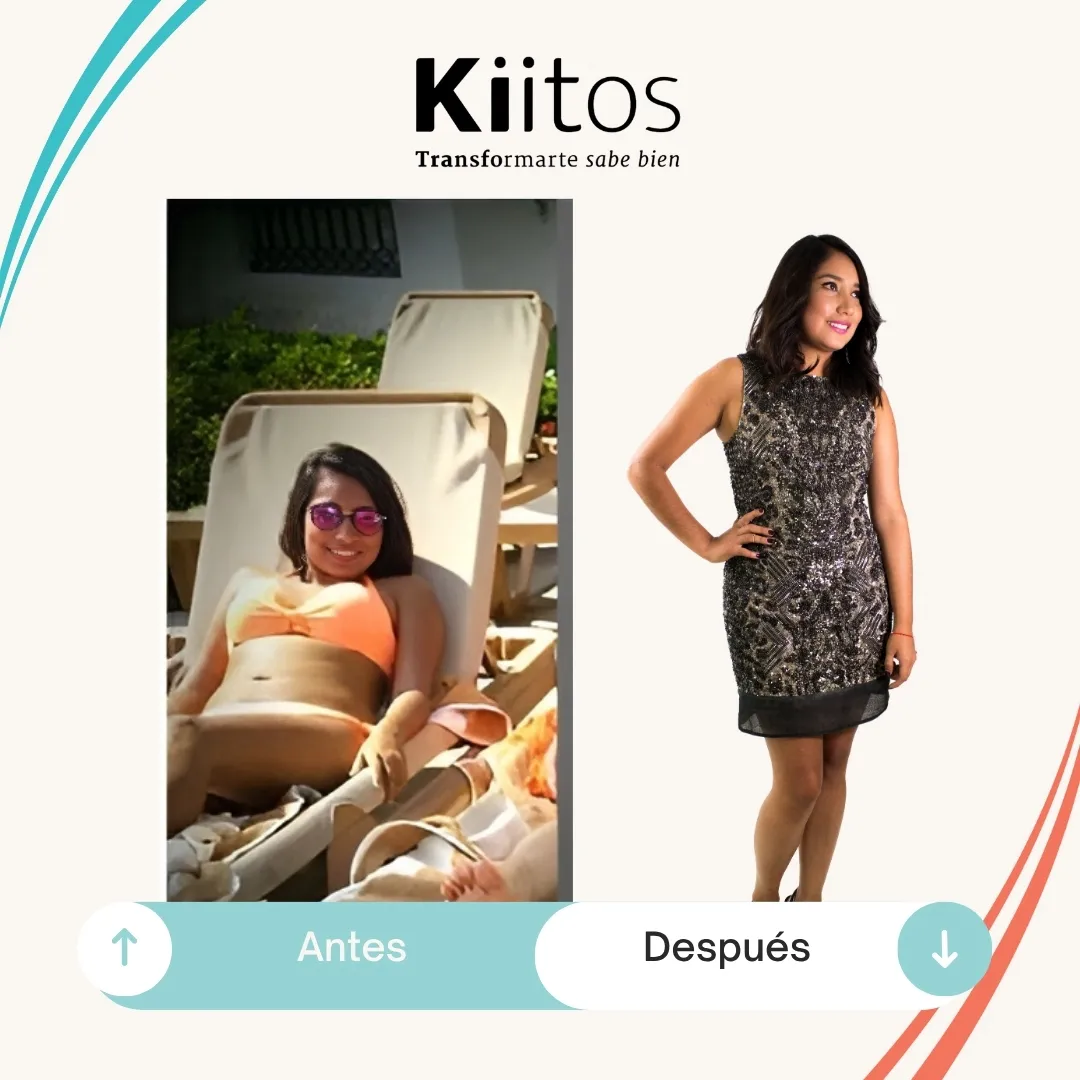 Fotografías de antes y después compartidas por la comunidad Kiitos 13