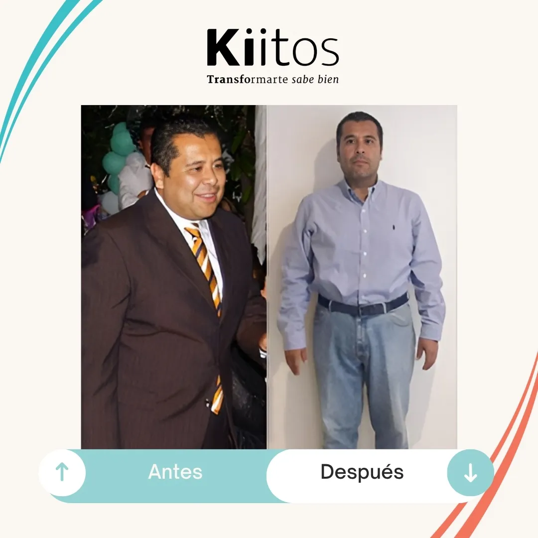 Fotografías de antes y después compartidas por la comunidad Kiitos 15