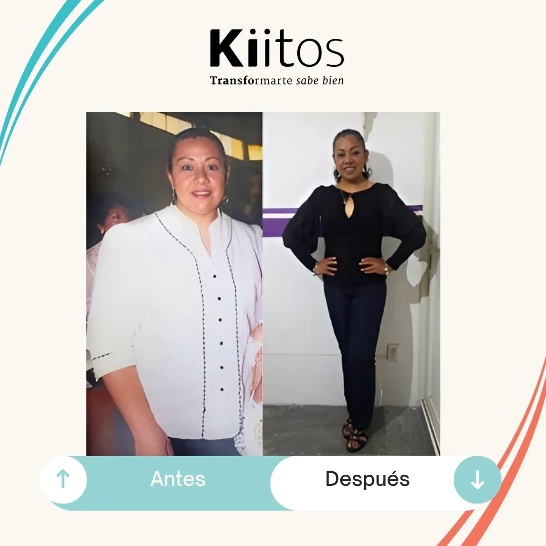 Fotografías de antes y después compartidas por la comunidad Kiitos 20