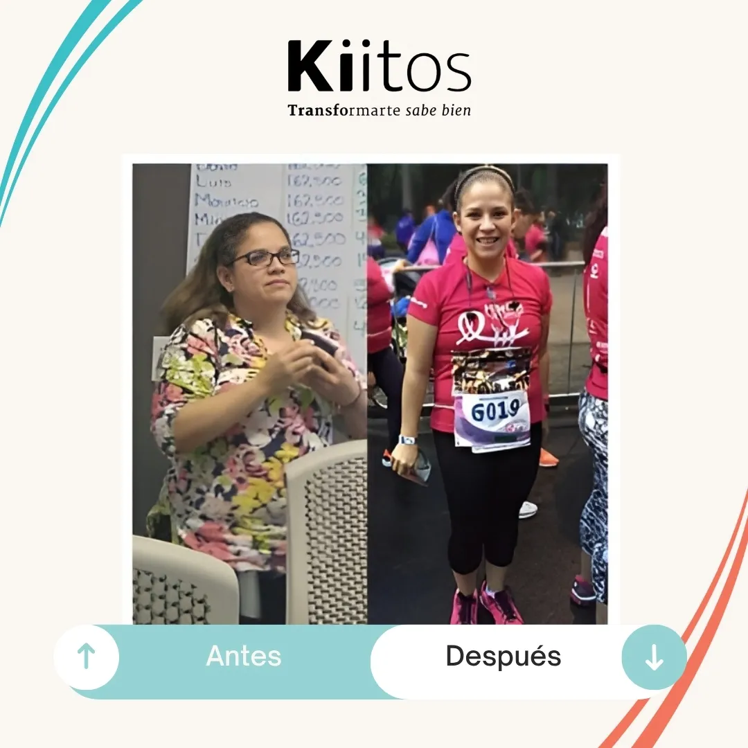 Fotografías de antes y después compartidas por la comunidad Kiitos 23