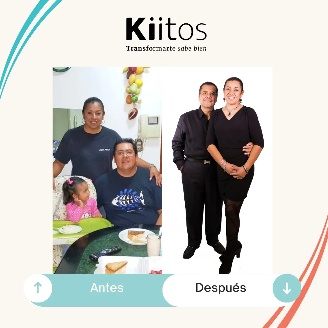 Fotografías de antes y después compartidas por la comunidad Kiitos 25
