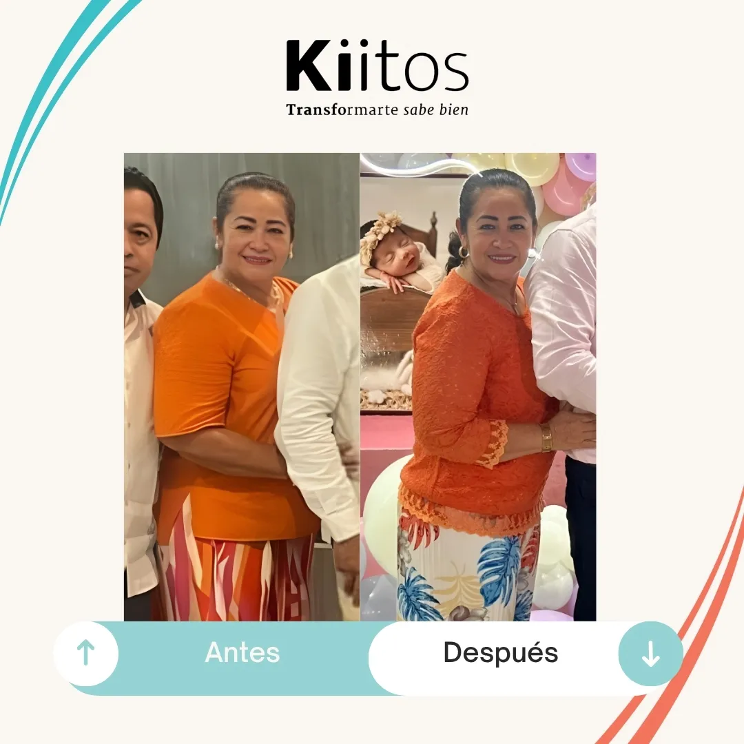 Fotografías de antes y después compartidas por la comunidad Kiitos 33