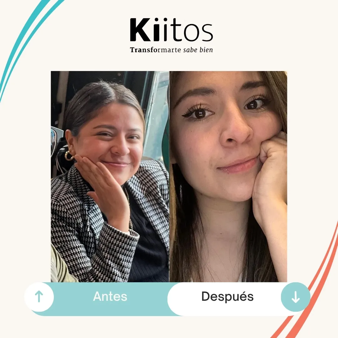 Fotografías de antes y después compartidas por la comunidad Kiitos 38