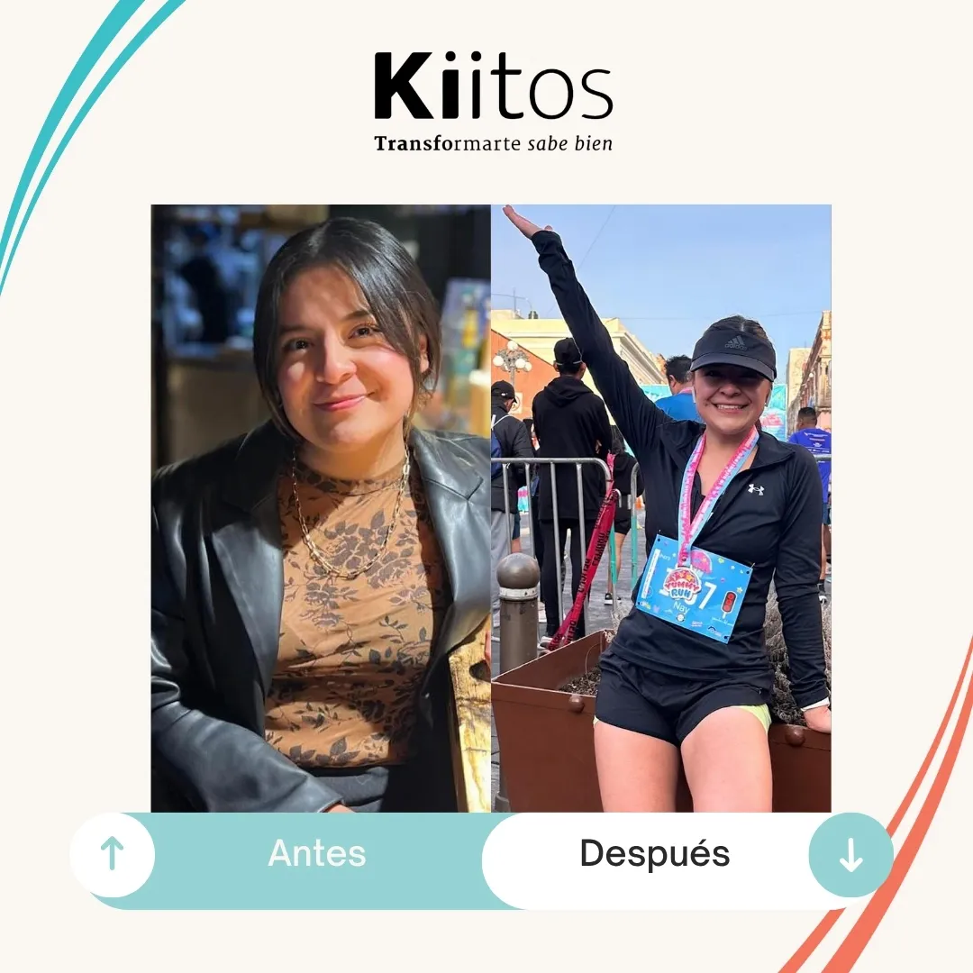 Fotografías de antes y después compartidas por la comunidad Kiitos 39