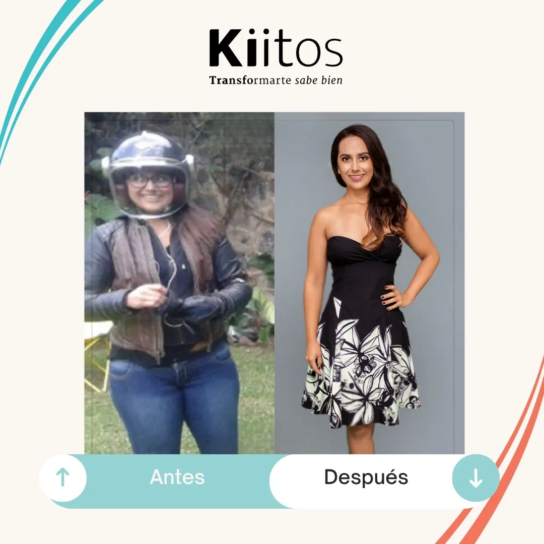 Fotografías de antes y después compartidas por la comunidad Kiitos 40