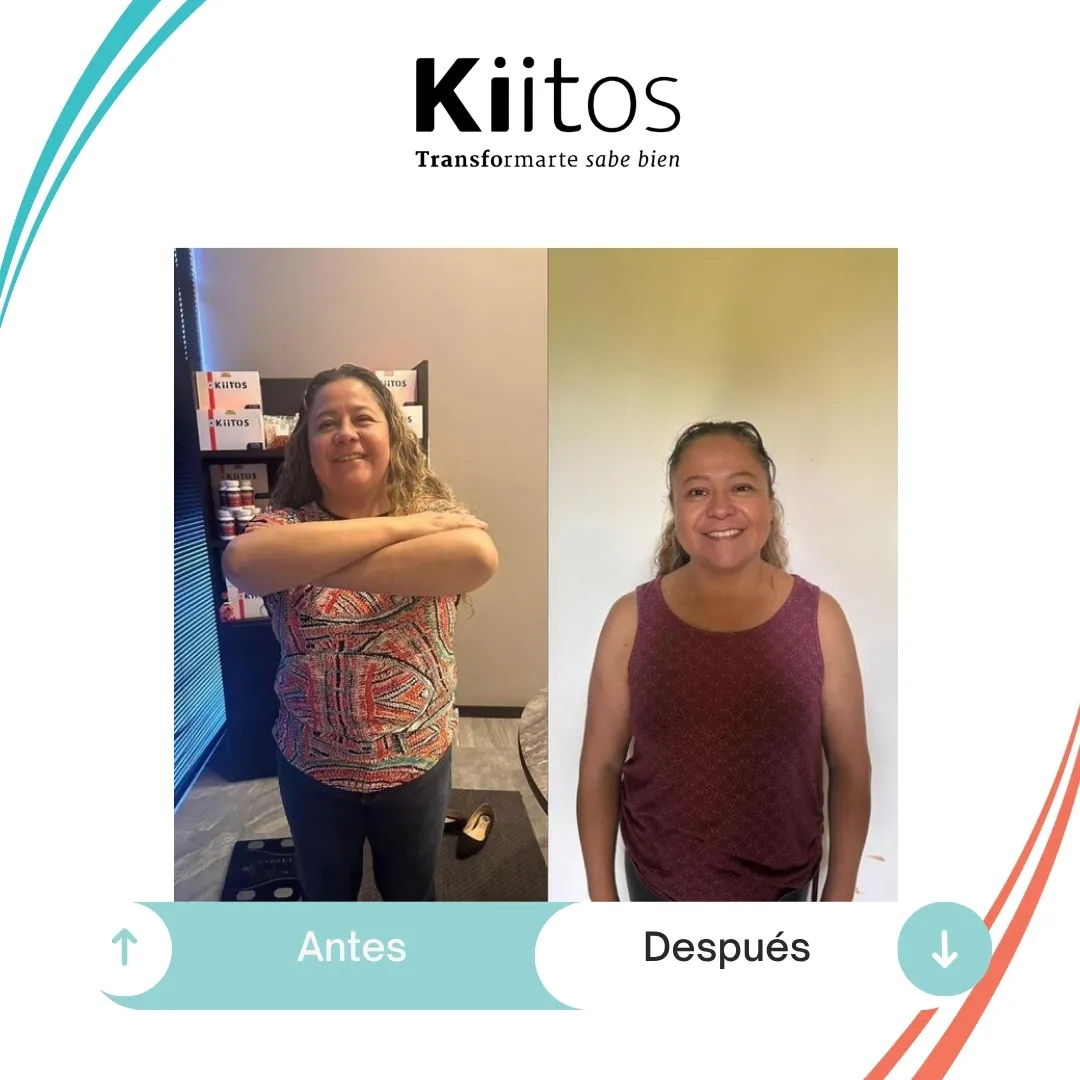 Fotografías de antes y después compartidas por la comunidad Kiitos 45