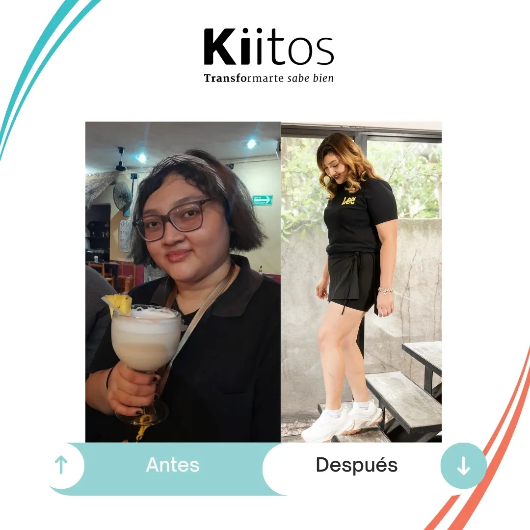 Fotografías de antes y después compartidas por la comunidad Kiitos 47