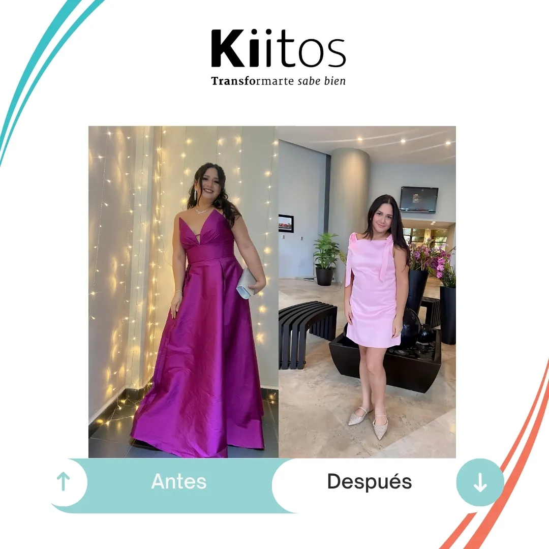 Fotografías de antes y después compartidas por la comunidad Kiitos 48