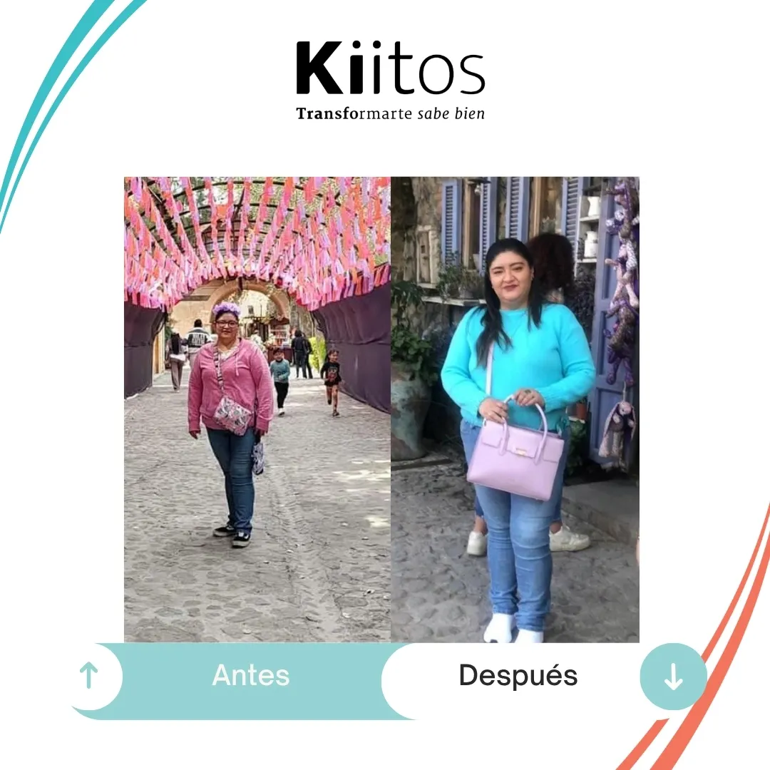 Fotografías de antes y después compartidas por la comunidad Kiitos 49
