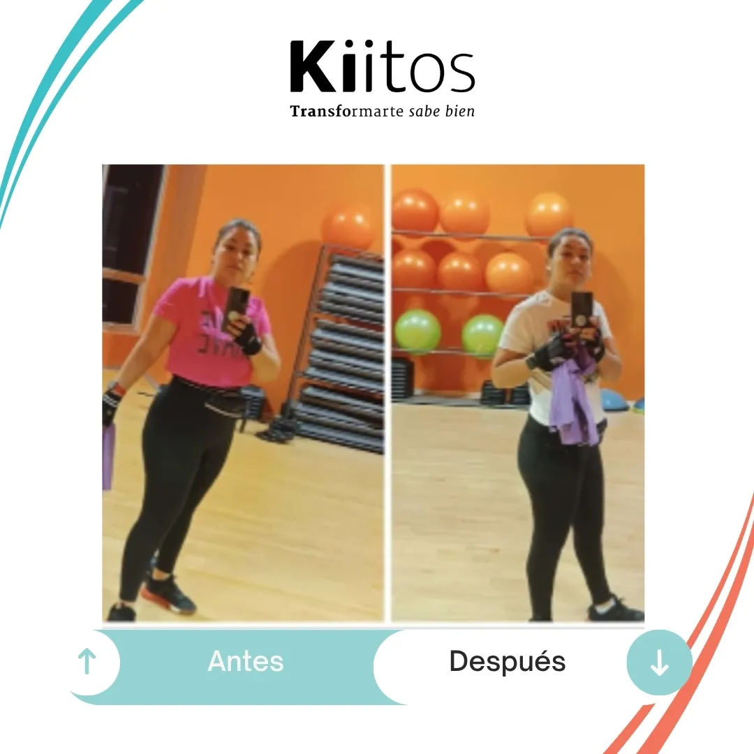 Fotografías de antes y después compartidas por la comunidad Kiitos 51