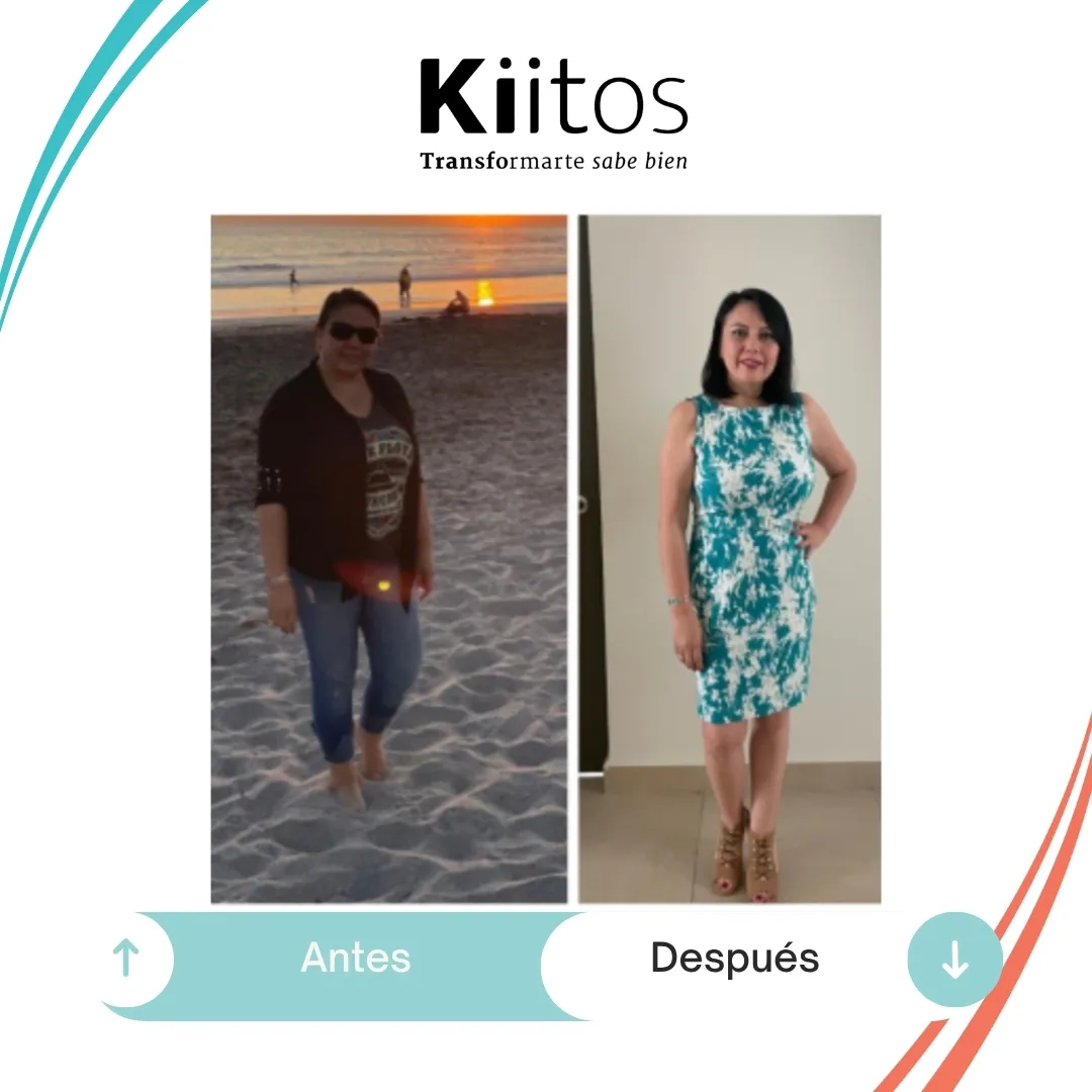 Fotografías de antes y después compartidas por la comunidad Kiitos 53