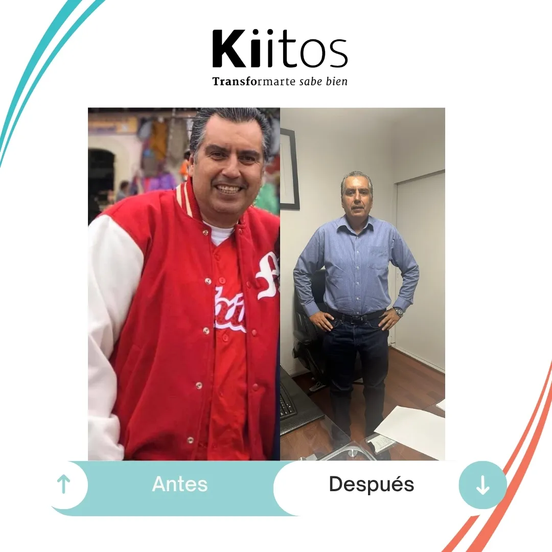 Fotografías de antes y después compartidas por la comunidad Kiitos 58